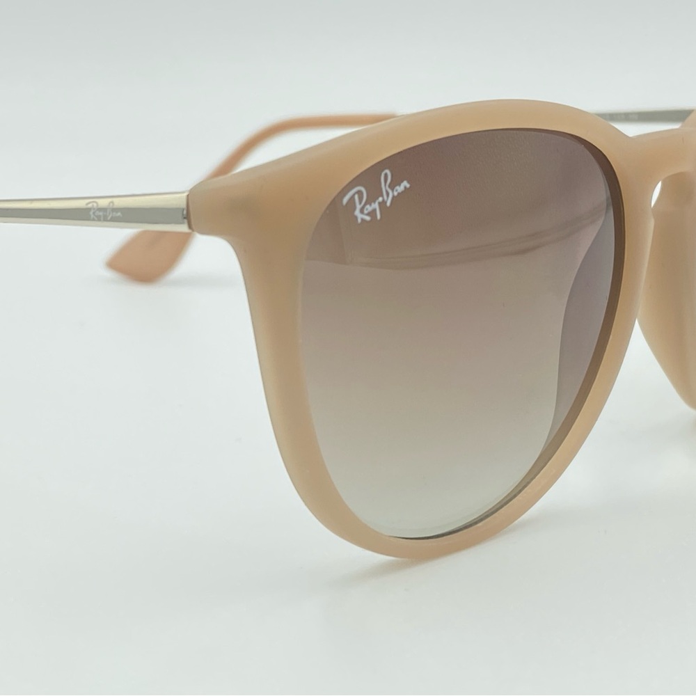 Ray-Ban Erika Classic Sunglasses RB4171 54mm Matte Sand w/ Gradient Brown Lens - Picture 4 of 9